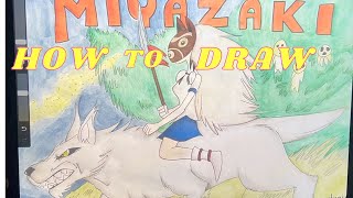 How to draw Miyazaki [upl. by Mukund941]