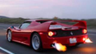 Ferrari F50 SHOOTING FLAMES [upl. by Aryhs356]