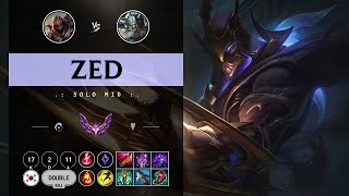 Zed Mid vs Tryndamere  KR Master Patch 149 [upl. by Rehprotsirhc]