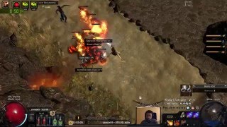 BETA Speed leveling until merciless with leveling gear under 4 hours Path of exile POE [upl. by Larena]