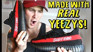 ARE THE SUPREME YEEZYS LEGIT YEEZY V2 QUALITY INSTAGRAM AD YEEZYS EXPOSED [upl. by Tennos]