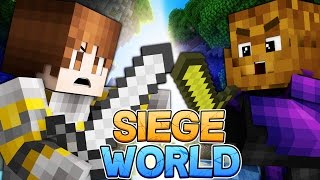 Minecraft SIEGE WORLD  Light VS Dark S1E1 Animation Getting My House New Resources Warzone [upl. by Ennayhc]