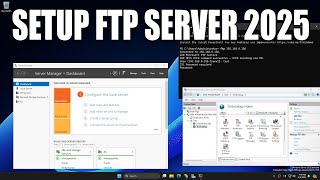 How to install and Setup FTP Server using IIS on Windows Server 2025 [upl. by Arikal]