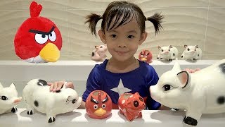 Siêu Nhân Tắm Và Chải Răng Cho Các Con Vật Đồ Chơi ❤ AnAn ToysReview TV ❤ [upl. by Krause996]