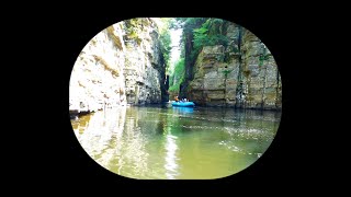 NY AUSABLE CHASM RUBBER RAFT TRIP DOWN THE RIVER [upl. by Tarr153]