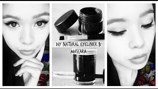 DIY Natural Eyeliner and Mascara With Lash Growth BenefitsBeautyklove [upl. by Marelda]