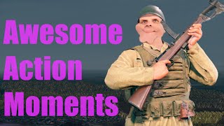 Awesome Action moments  Enlisted  Beretta 1918 MP40 T20 OWEN [upl. by Bik]