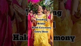 Trending Bridal Haldi Ceremony ideas haldiceremony haldisong weddingsong wedding bride [upl. by Ludvig]