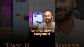 Tax Breakdown Simplified llashorts 1047 [upl. by Aztin]