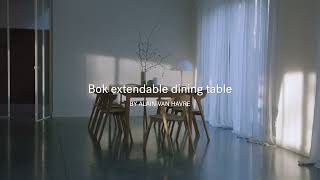 Ethnicraft l Bok Extendable Dining Table  By FCI London [upl. by Hartnett]