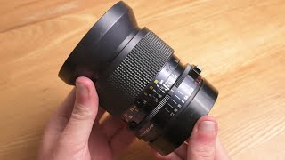 Zeiss Distagon 50 mm f28 T F lens review  GIGANTOR [upl. by Adnole265]