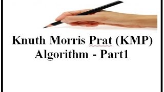 Knuth Morris Prat Algorithm  Part1 EnglishHindi [upl. by Poyssick]