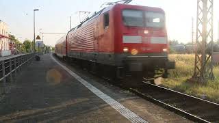 Bahnverkehr in Großenhain Cottbuser Bahnhof und Priestewitz [upl. by Aniv]