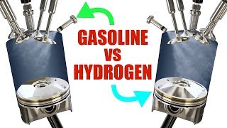 The Difference Between Gasoline And Hydrogen Engines [upl. by Suivat]