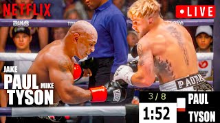 UNBELIEVABLE KNOCKOUT Mike Tyson vs Jake Paul  Full Fight Breakdown amp Shocking Highlights [upl. by Aettam]