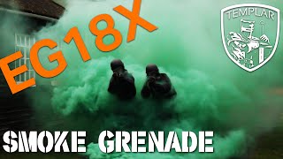 Enola Gaye EG18X Smoke Grenade Review  Templar Airsoft [upl. by Macdougall168]