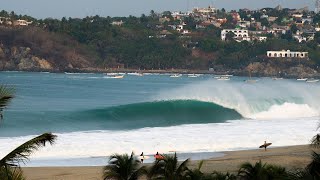 EPIC BIG WAVE SURFING IN PUERTO ESCONDIDO [upl. by Aitsirhc]