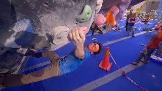 Fredrik Is Crushing A V11 This Bouldering Session [upl. by Solotsopa128]