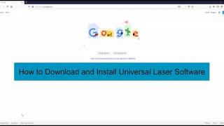 How to Download and Install Universal Laser Software [upl. by Yemiaj431]