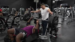 Heavy Sets amp Reps Flat Bench Workout At Ønyx Fitness [upl. by Doane]