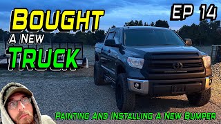 I Bought A NEW TRUCK Painting and Installing A New Bumper On it [upl. by Nolaf]