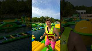 I Went To The BIGGEST Backyard Waterpark shorts [upl. by Ispep]