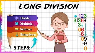 How To Do Long Division  Maths Tactics  Long Division Made Easy [upl. by Dickenson]