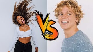 Sienna Mae Vs Jack Wright TikTok Compilation [upl. by Adrial515]