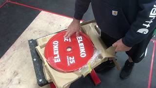 Eleiko 25kg Plates Unboxing [upl. by Sine]