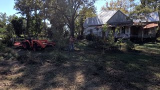 FALL YARD MOWING ON 140 YEAR OLD FARM [upl. by Niwle]