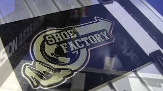 Shoe Factory Award Plaque on 2525 CNC Router [upl. by Recnal63]