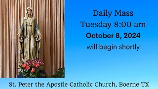 Daily Mass  Tuesday 8 AM October 8 2024 [upl. by Jet723]