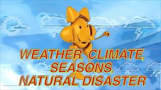 WEATHER CLIMATE SEASONS NATURAL DISASTER learnenglish Basic English Vocabulary [upl. by Garzon]