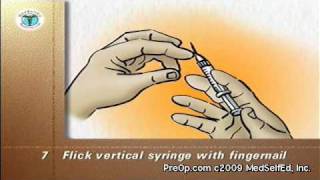 Diabetes Patient Education Subcutaneous Injection [upl. by Willamina]