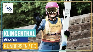 Ind Gundersen Women’s CrossCountry race in Klingenthal  FIS Nordic Combined [upl. by Anitra]