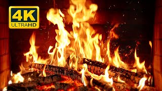 🔥 Cozy Fireplace 4K 12 HOURS Fireplace with Crackling Fire Sounds Fireplace video for TV 4K [upl. by Tenrag]