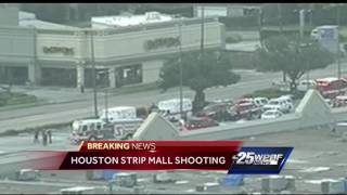 Several injured in Houston strip mall shooting [upl. by Loggins]