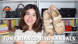 Best CHANEL Dad Sandals DUPE  Tony Bianco Hiranni Dad Sandals Review  Wear amp Tear Sizing [upl. by Vasilis]