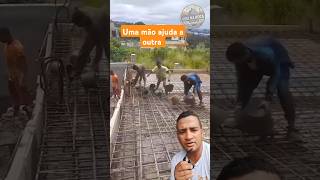 Batendo laje a moda antiga construcaocivil youtube obra [upl. by Jermyn]