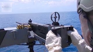 Firing M2 Browning 50 Caliber Machine Gun [upl. by Eimerej]