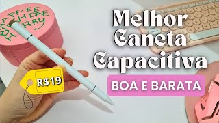 MELHOR CANETA CAPACITIVA TABLET E SMARTPHONE BOA E BARATA  Caneta Capacitiva 3 em 1 Custo benefício [upl. by Stroup215]