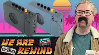 IS CASSETTE COMING BACK  We Are Rewind Wireless Cassette Player Overview [upl. by Ahsinwad]