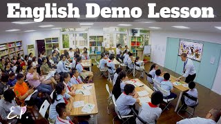 English Demo Lesson with commentary [upl. by Lopes]