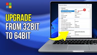 How to Upgrade Windows 11 32Bit to 64Bit without Losing Data [upl. by Lorna363]