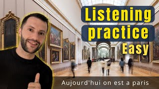 Easy French Listening Practice in Paris  Episode 2 Vlog Paris FREN Subtitles [upl. by Tucky852]