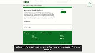 Jak funguje Informativní důchodová aplikace ČSSZ IDA [upl. by Arhaz]