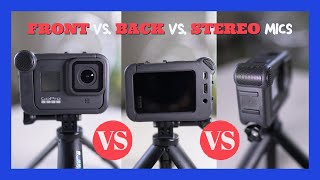 GoPro Media Mod Front Mic vs Back Mic vs Stereo Mic [upl. by Forlini813]