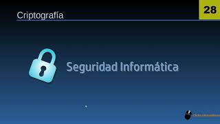 Seguridad informática 28 Sistemas de cifrado [upl. by Aicel]