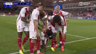 Breel Embolo Goal Monaco vs Crvena zvezda 51 All Goals and Extended Highlights [upl. by Isaak]