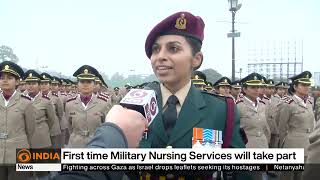 Nurses from Military Nursing Service to participate in Republic Day Parade [upl. by Nie]